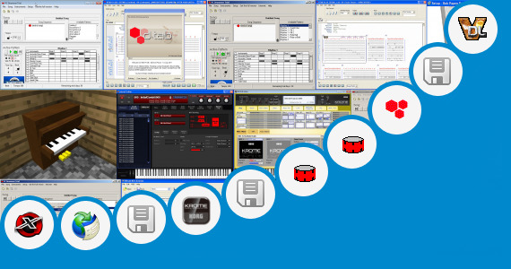 Software collection for Cakewalk Si Drum Kit