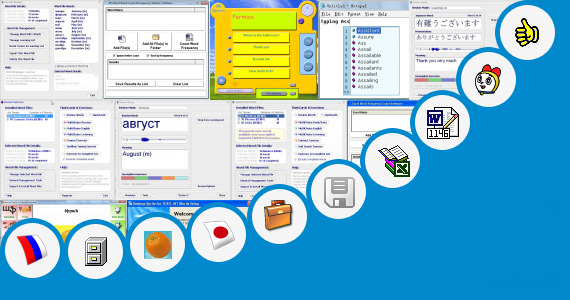 Software collection for 6000 Most Common English Words List