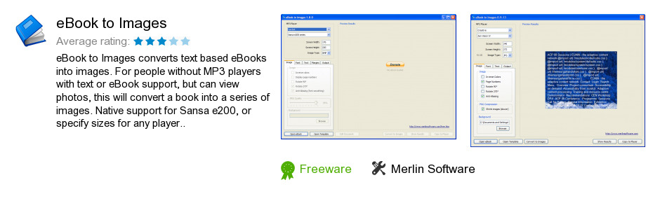 EBook to Images