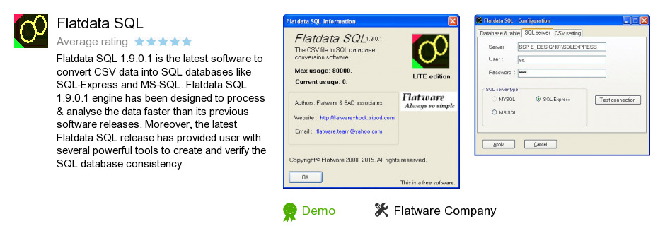 Flatdata SQL