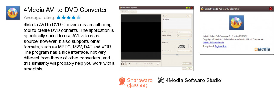 4Media AVI to DVD Converter