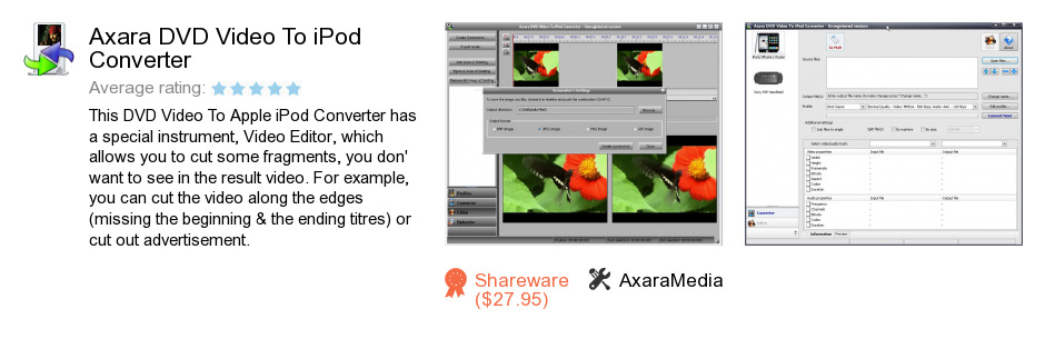 Axara DVD Video To iPod Converter