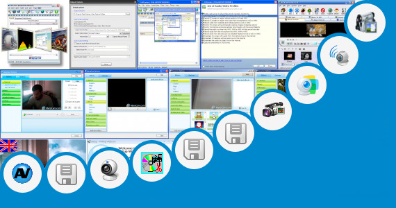 Software collection for Cam Simulator Video Broadcast