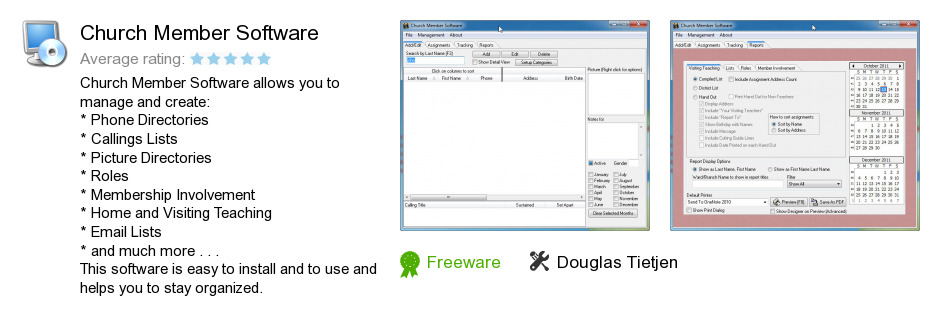 Church Member Software