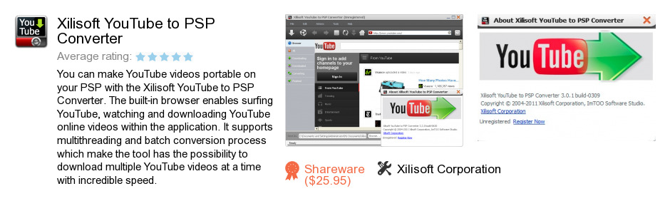 Xilisoft YouTube to PSP Converter