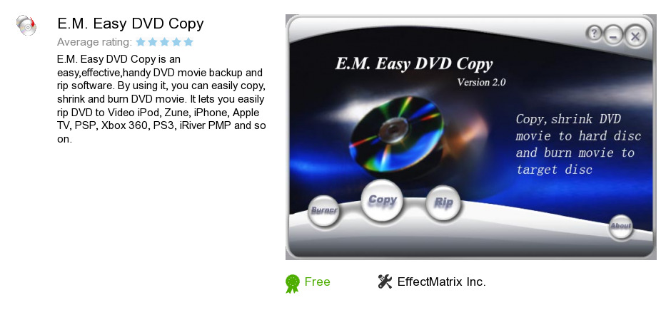 E.M. Easy DVD Copy