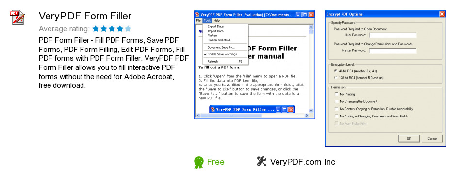 VeryPDF Form Filler