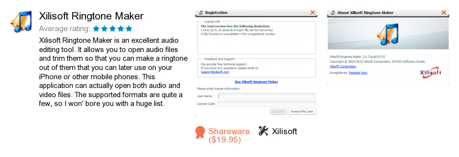Xilisoft Ringtone Maker