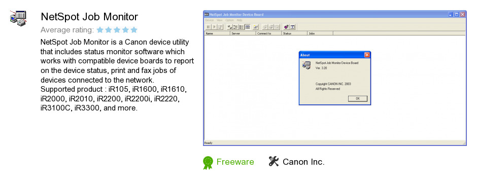 NetSpot Job Monitor