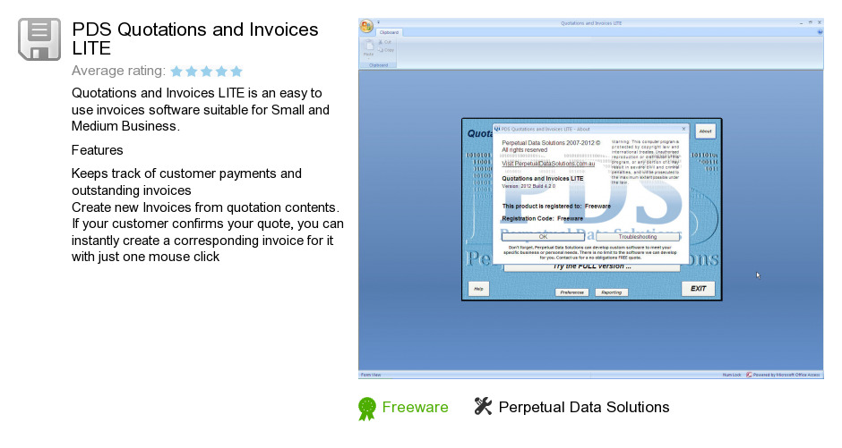 PDS Quotations and Invoices LITE