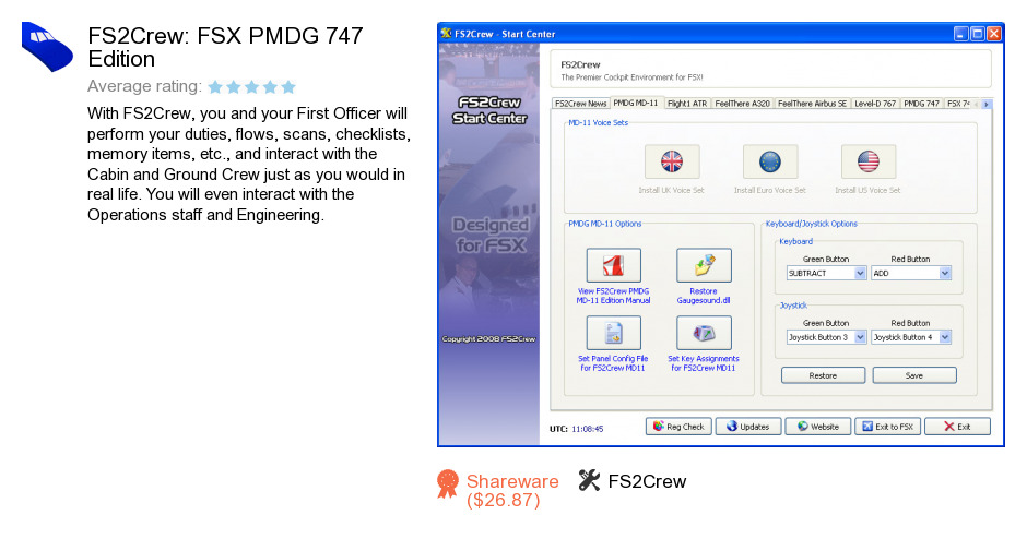 FS2Crew: FSX PMDG 747 Edition