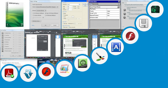 Software collection for Adobe Pagemaker Template