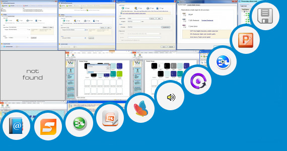 Software collection for Waveform Theme Powerpoint