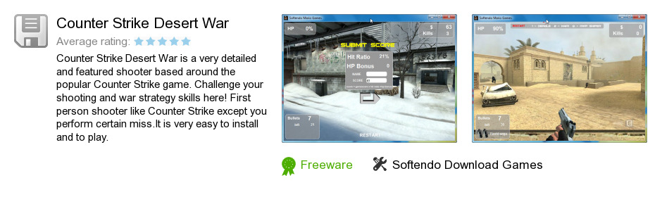 Free Counter Strike Desert War Download: 4,141,263 bytes