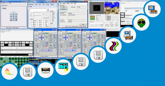 Software collection for Software Control Head Kenwood Tm V7