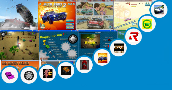 Software collection for Excel 2007 Car Race Game