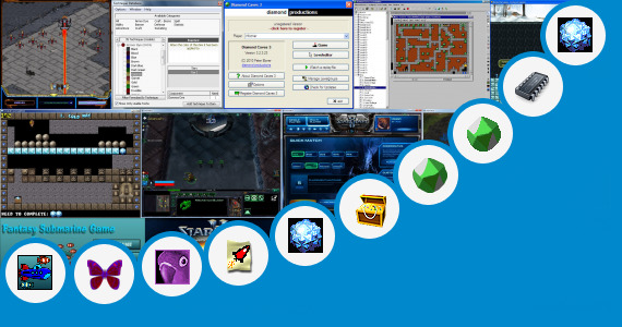 Software collection for Cave Craft Games