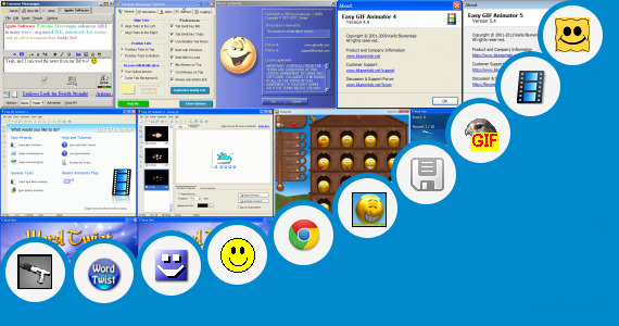 Software collection for Animated Smileys For Aim
