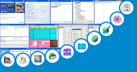 Software collection for Editor Hex Level Spy