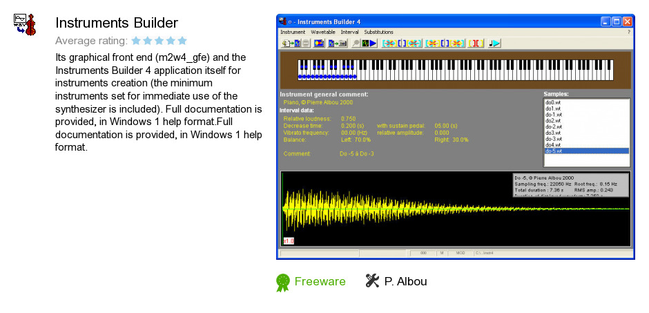 Instruments Builder