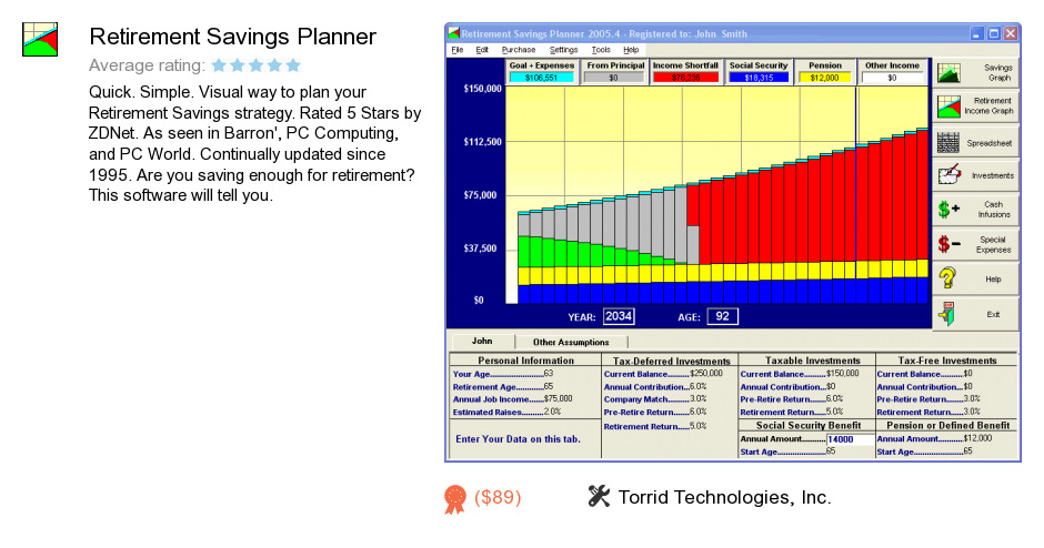 Retirement Savings Planner
