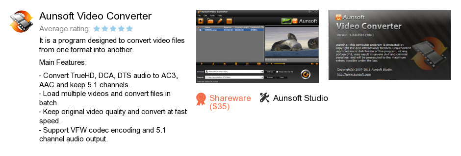 Aunsoft Video Converter