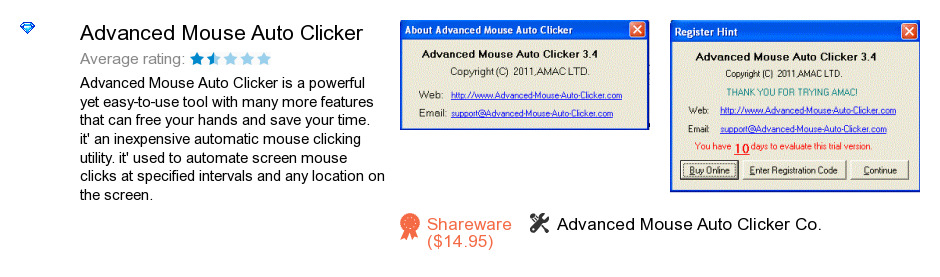 Advanced Mouse Auto Clicker