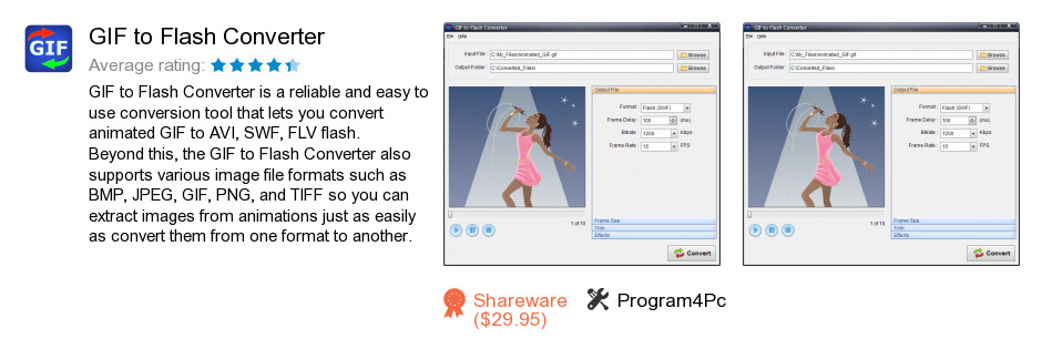 GIF to Flash Converter