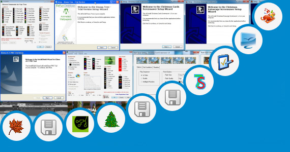 Software collection for Large Christmas Tree Animations
