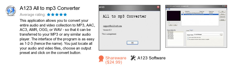 A123 All to mp3 Converter