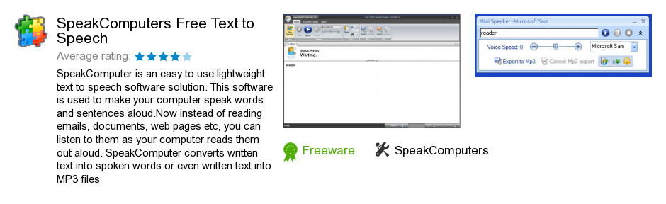 SpeakComputers Free Text to Speech