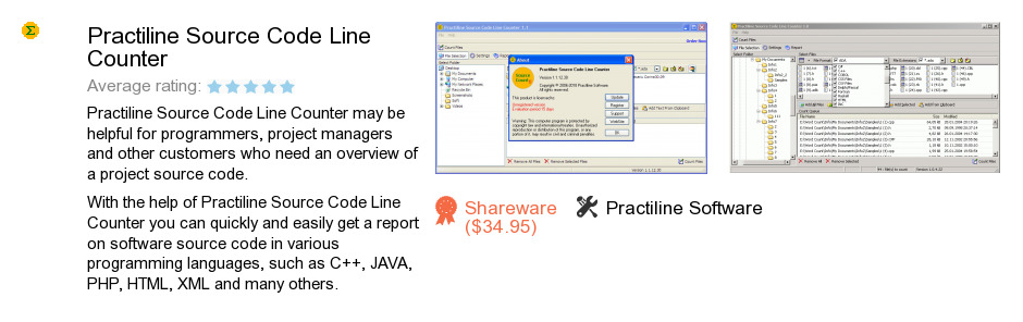 Practiline Source Code Line Counter