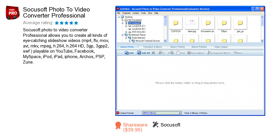 Socusoft Photo To Video Converter Professional