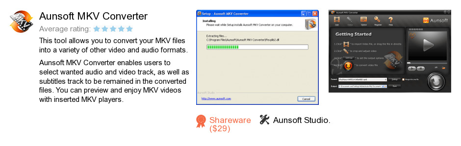 Aunsoft MKV Converter