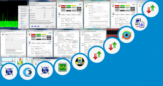 Windows 7 Bandwidth Meter Gadget - Bandwidth Meter and 24 more