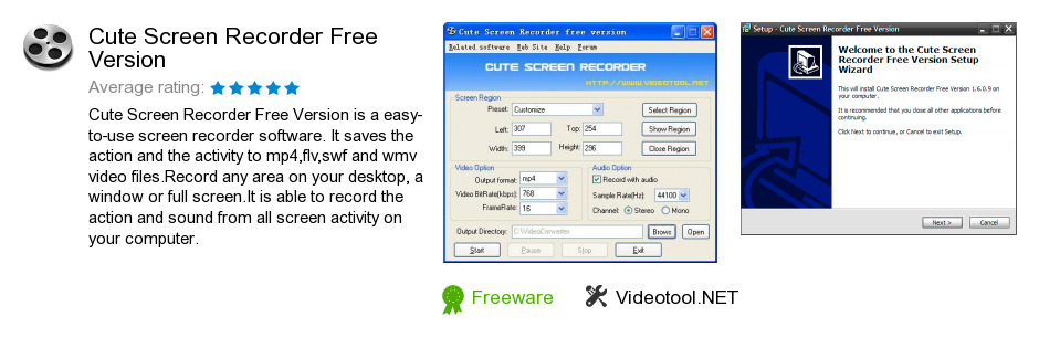 Cute Screen Recorder Free Version