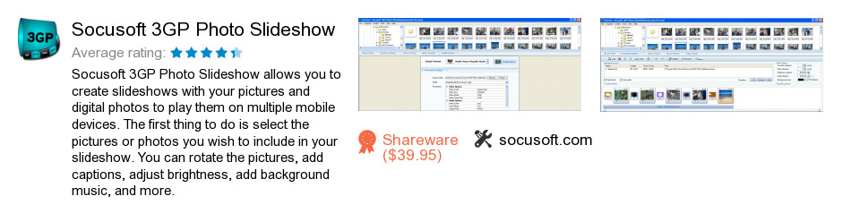 Socusoft 3GP Photo Slideshow