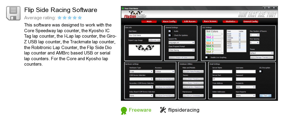 Flip Side Racing Software
