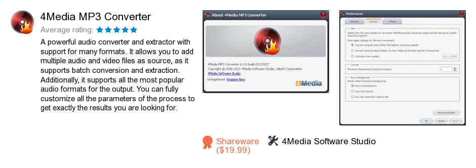 4Media MP3 Converter