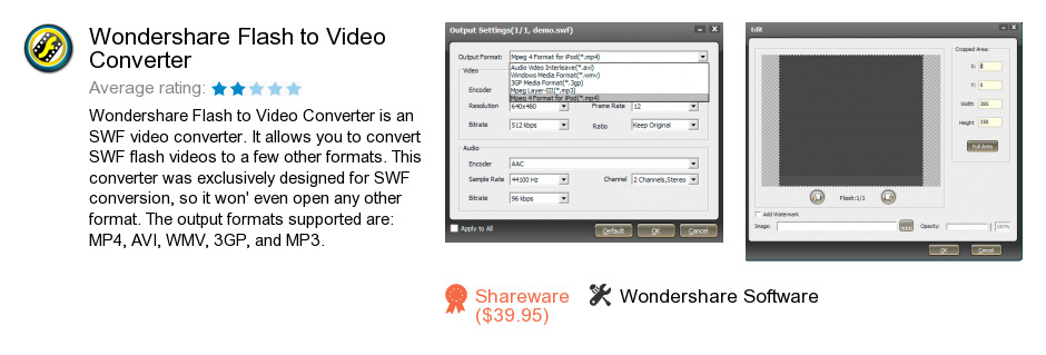 Wondershare Flash to Video Converter