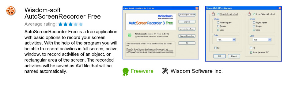 Wisdom-soft AutoScreenRecorder Free