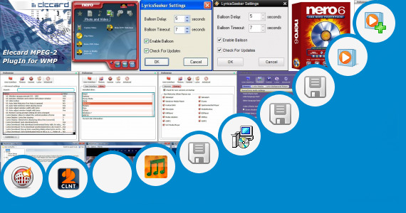 Software collection for Media Center Lyrics Plugin