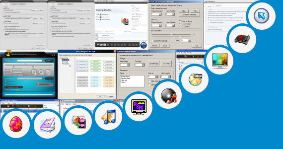 Software collection for House Music Maker Program