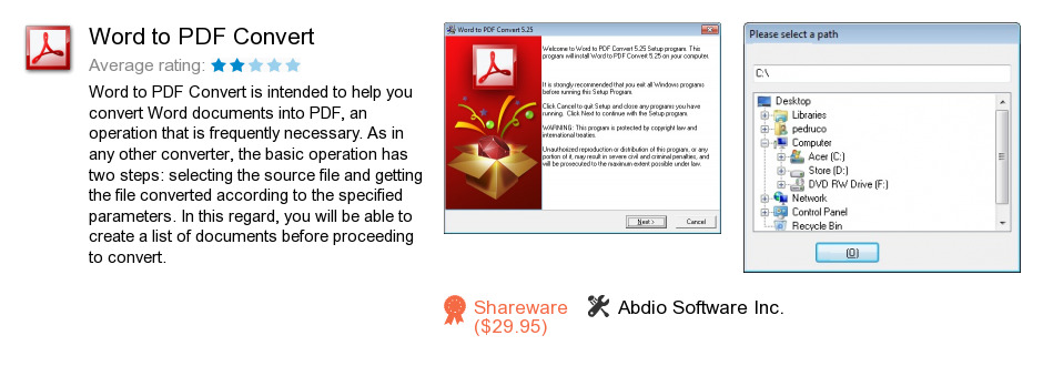 Word to PDF Convert