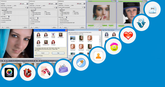 Software collection for Edit Photo Skin Face