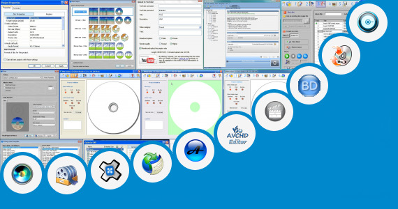 Software collection for Sony Blu Print 6
