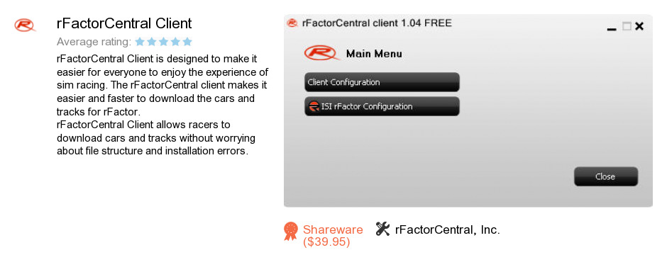 RFactorCentral Client