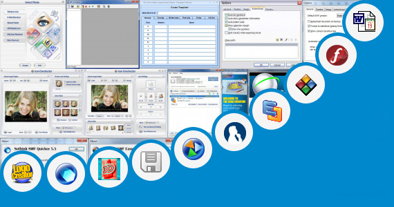 Software collection for Template Timeline Psd