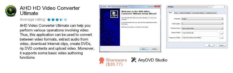 AHD HD Video Converter Ultimate