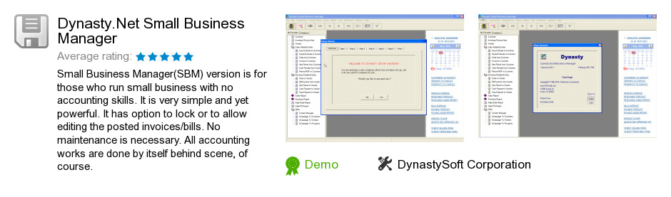 Dynasty.Net Small Business Manager